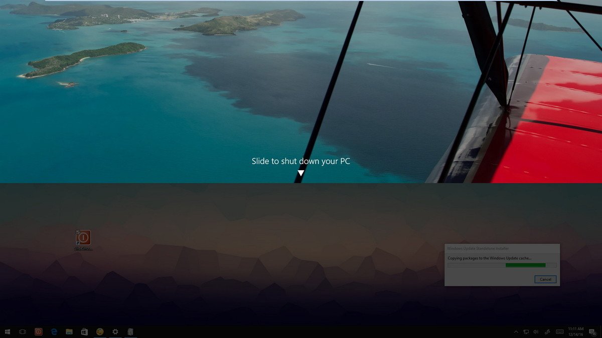 How to Add a Slide to Shut Down Shortcut to Windows 10