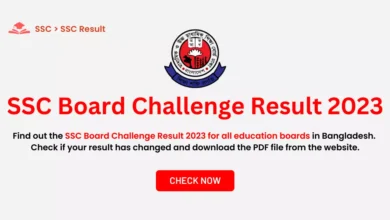 SSC Board Challenge Result 2023