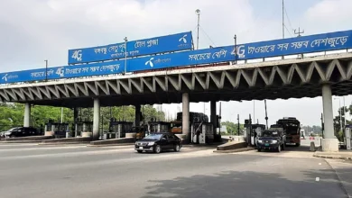 Toll plaza of Bangabandhu Bridge