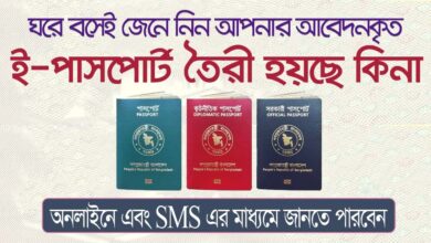 ePassport Status Check 2025 | পাসপোর্ট স্ট্যাটাস চেক করার নিয়ম epassport status check online