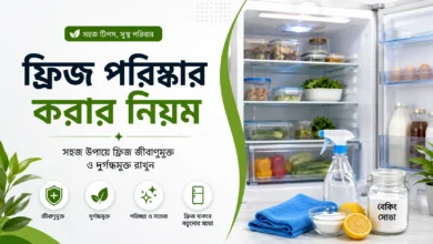 fridge poriskar korar niyom