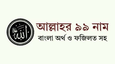 আল্লাহর ৯৯ নাম