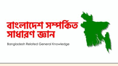 বাংলাদেশ সম্পর্কিত ১৫০টি সাধারণ জ্ঞান বাংলাদেশ সম্পর্কিত সাধারণ জ্ঞান