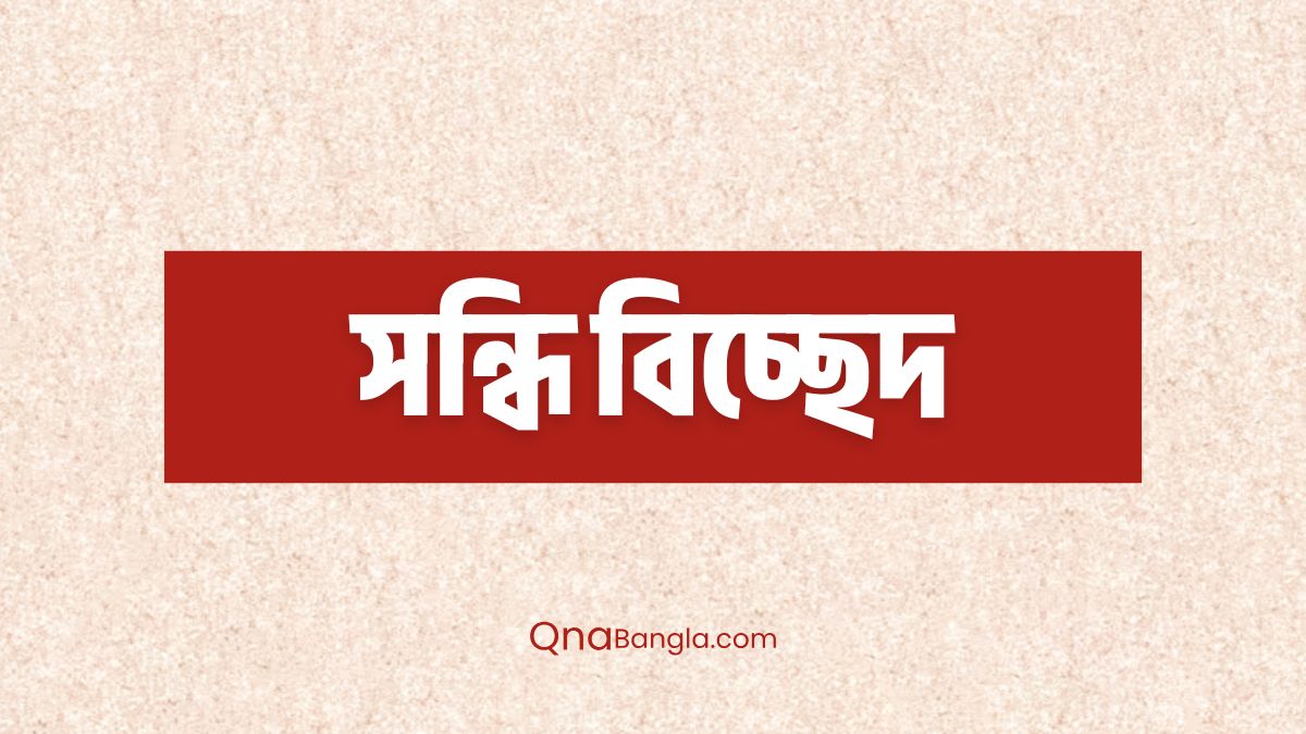 সন্ধি বিচ্ছেদ